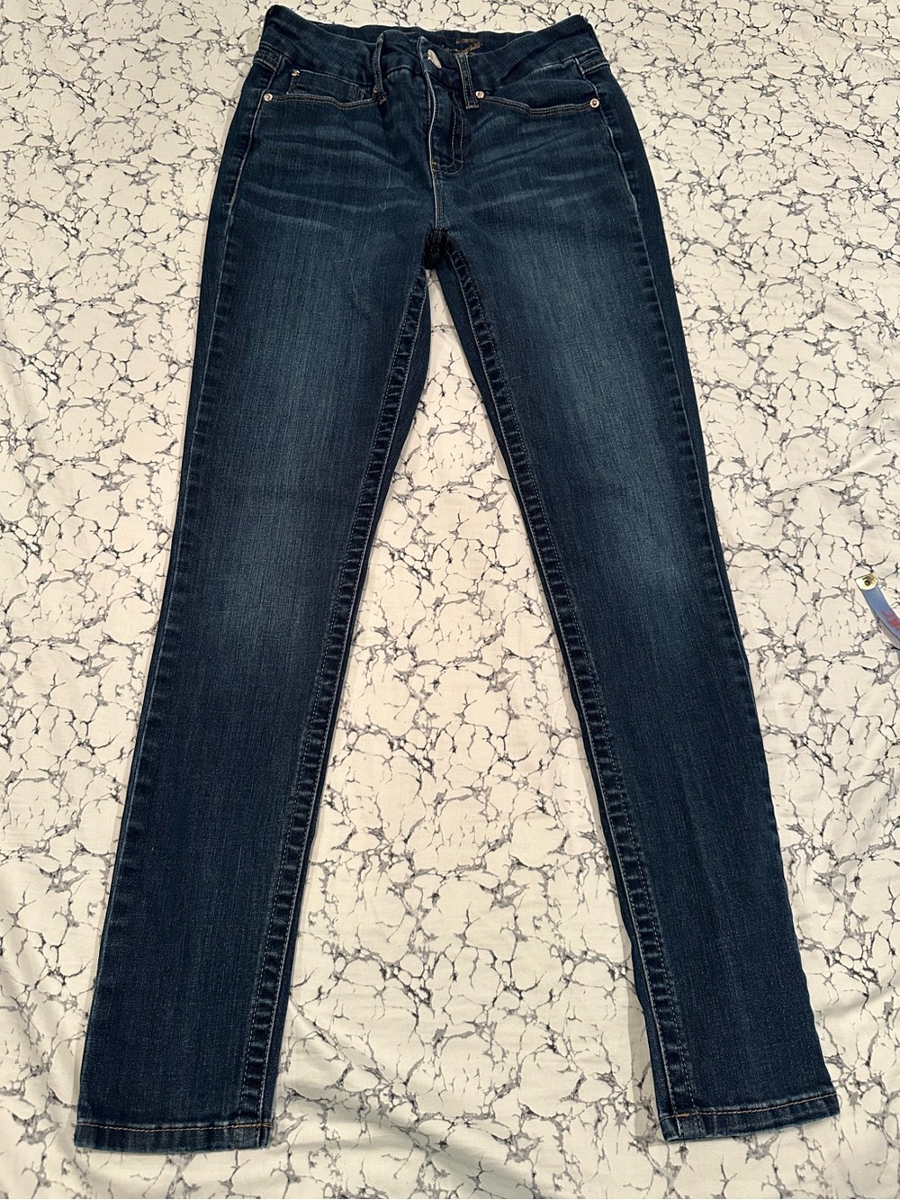 Seven7 Dark Indigo Women's Skinny Jeans